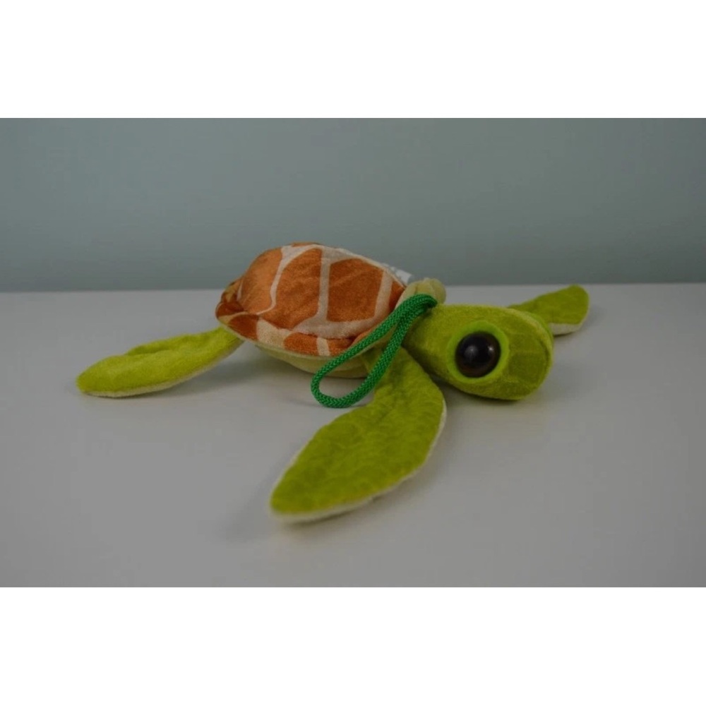 Specialty Toys Direct Sea Turtle Plush Stuffed Animal Toy Green Tan 7"